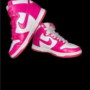 Jordan Athletic Shoes - Pink and White
